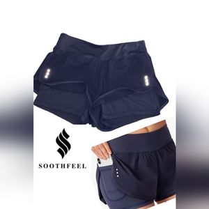- 2 in 1 DESIGN ATHLETIC SHORTS by Soothfeel